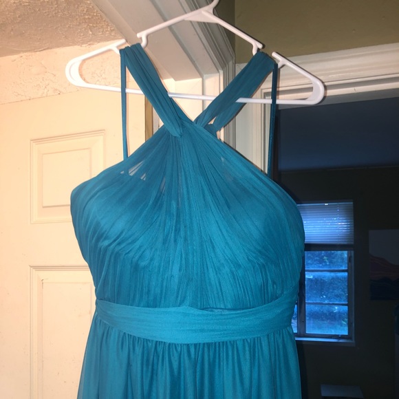 Teal bridesmaid dress from allure - Picture 2 of 5